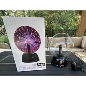 EUC Spencer's 8" Plasma Ball Sound Responsive with original box and adaptor